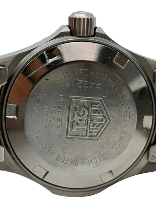 Tag Heuer 26mm Ladies 2000 Series Blue Moon Dust Dial Swiss Watch! Ref: 972.608!